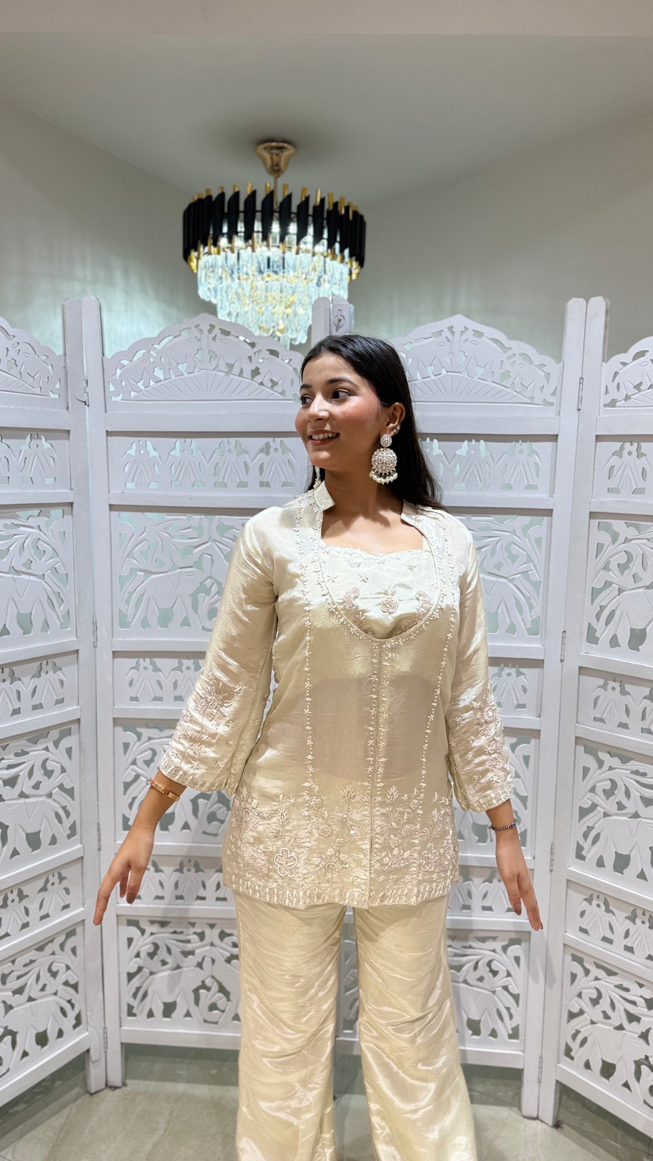 Three piece indowestern
