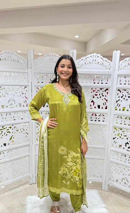 Kurti pant with dupatta
