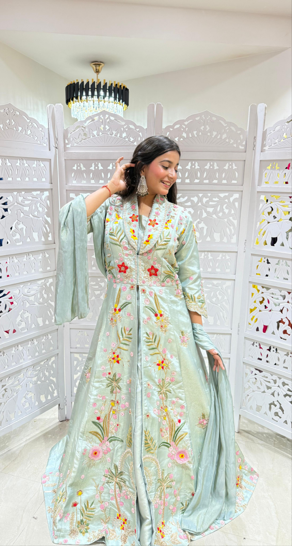 Lehenga Sequence jardoshi katthdana
