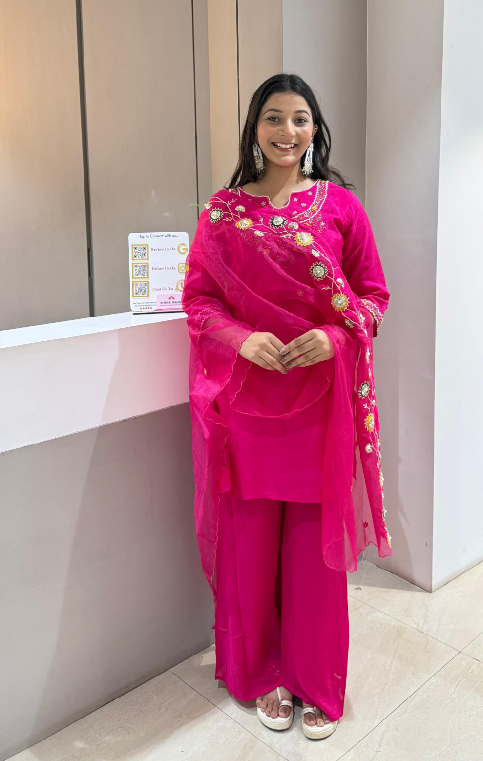 Kurti plazo with dupatta