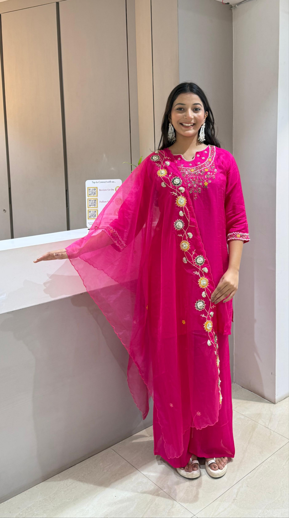 Kurti plazo with dupatta
