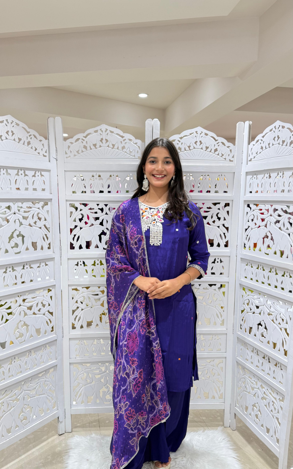 Kurti plazo with dupatta