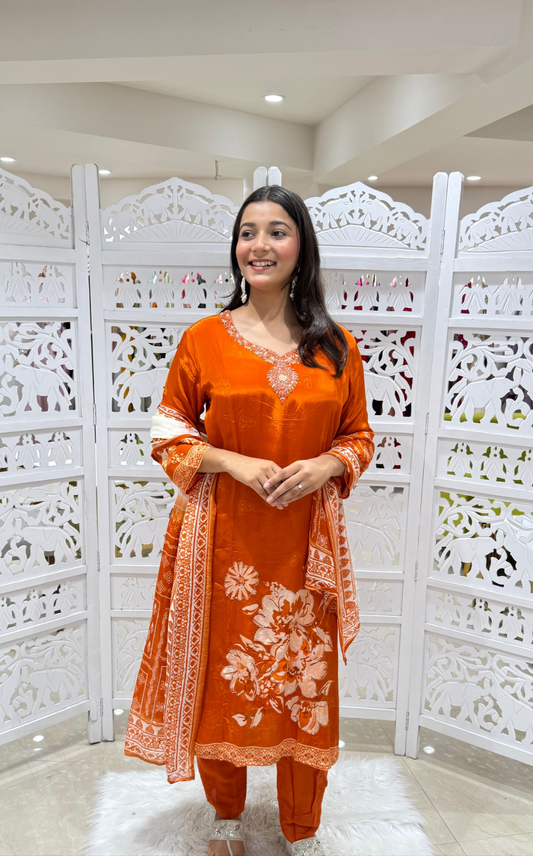 Kurti pant with dupatta