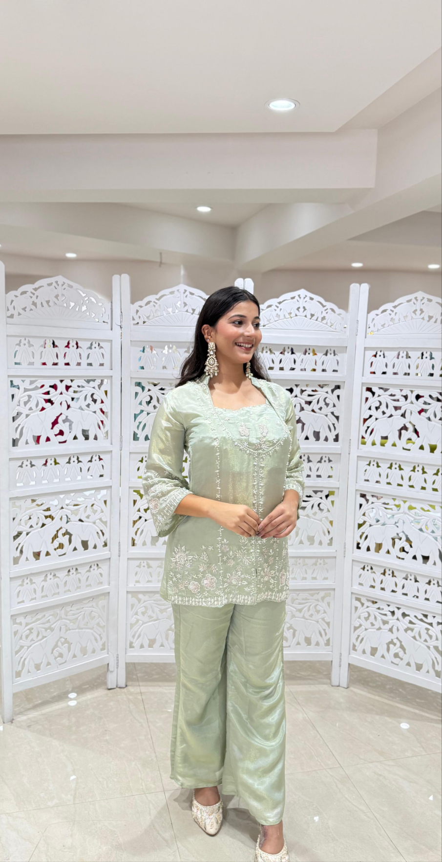 Three piece indowestern