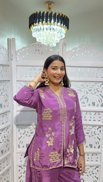 Two piece indowestern