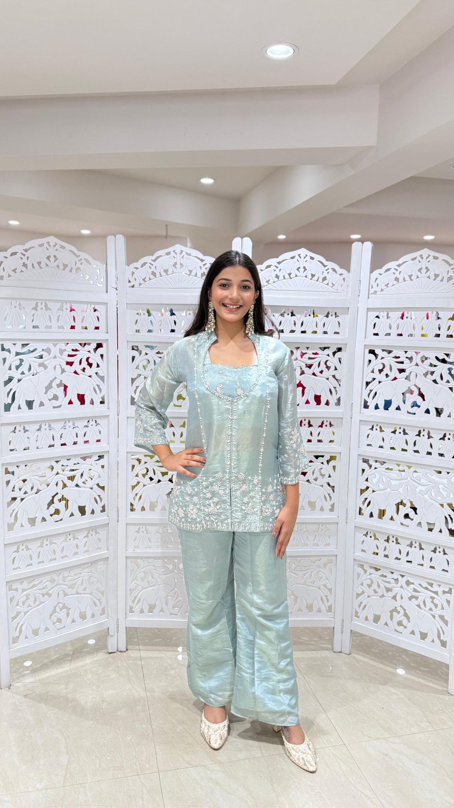 Three piece indowestern