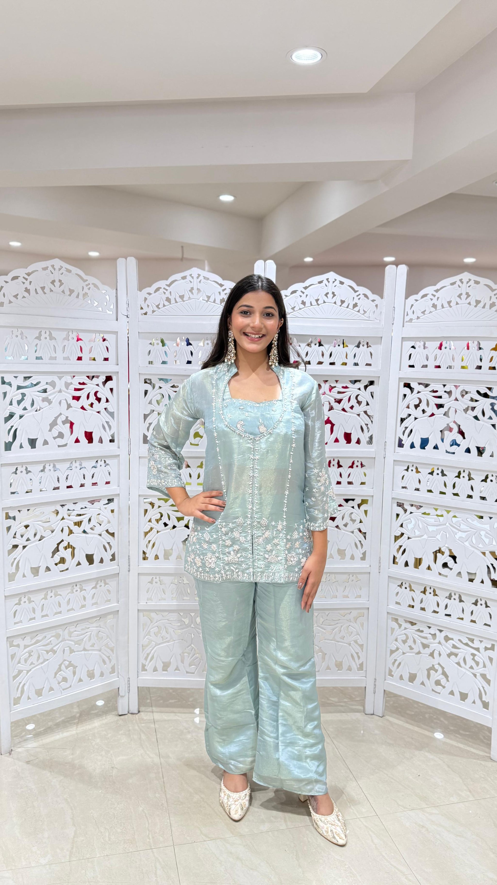 Three piece indowestern