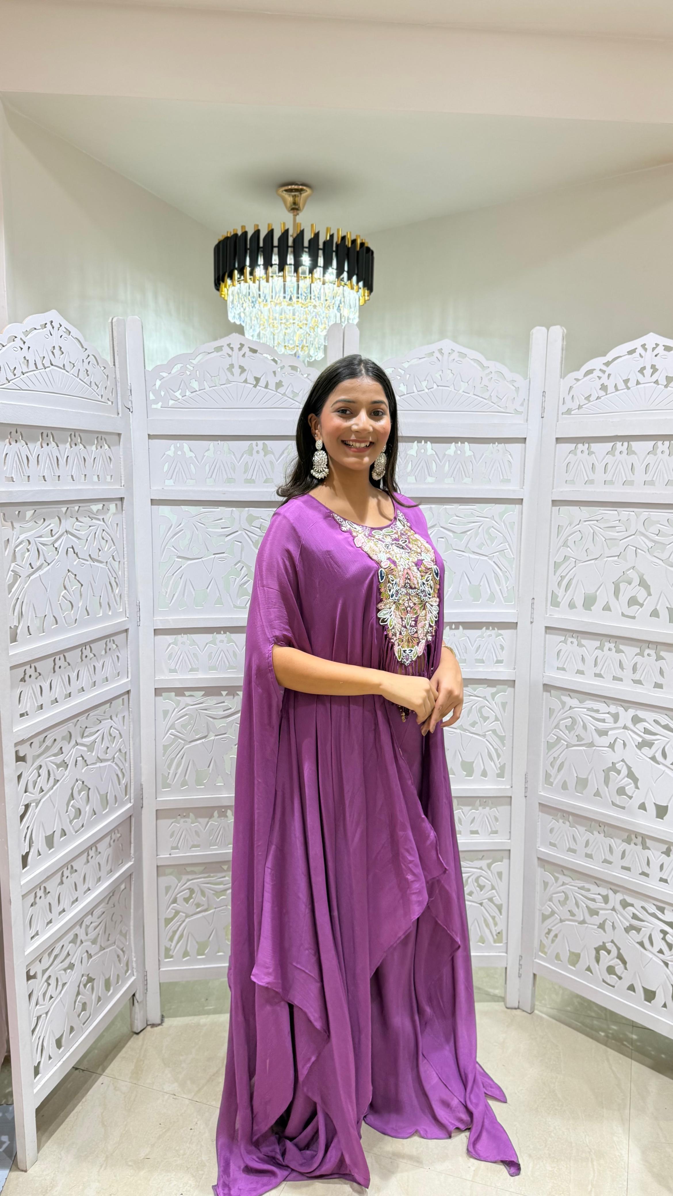 Three piece indowestern