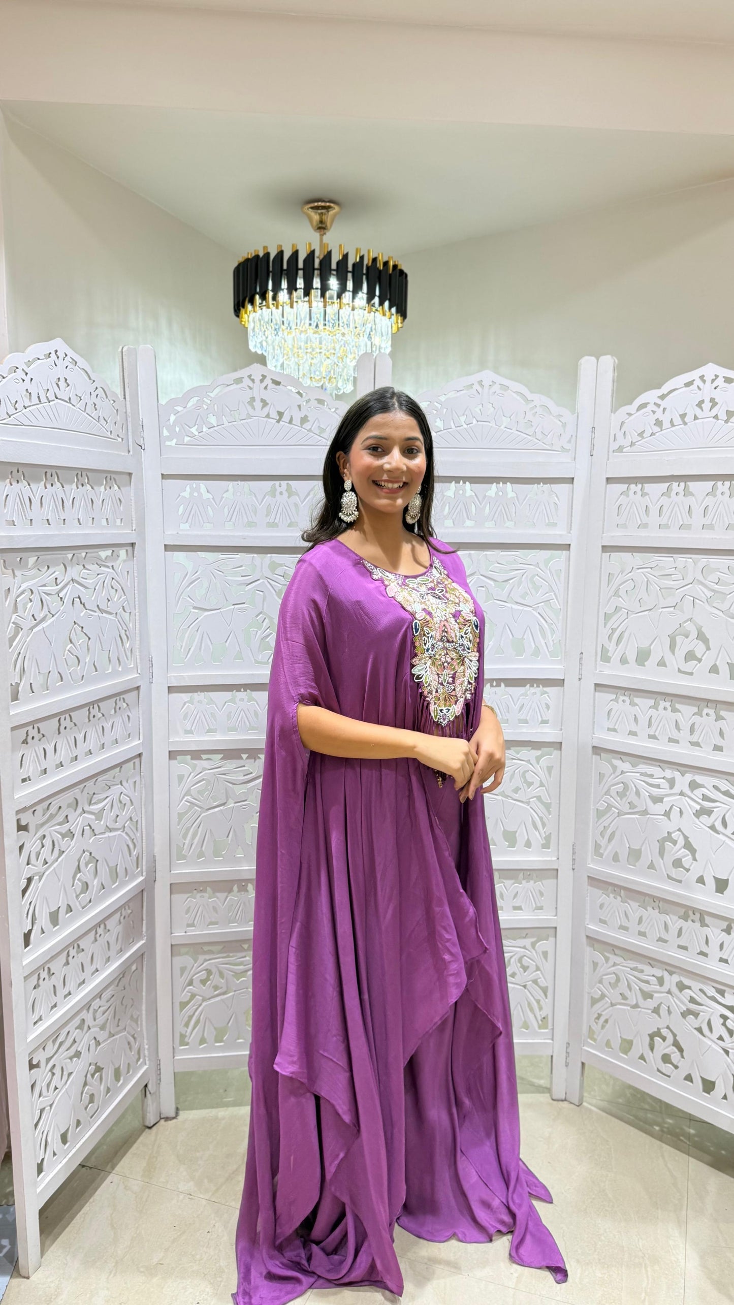 Three piece indowestern