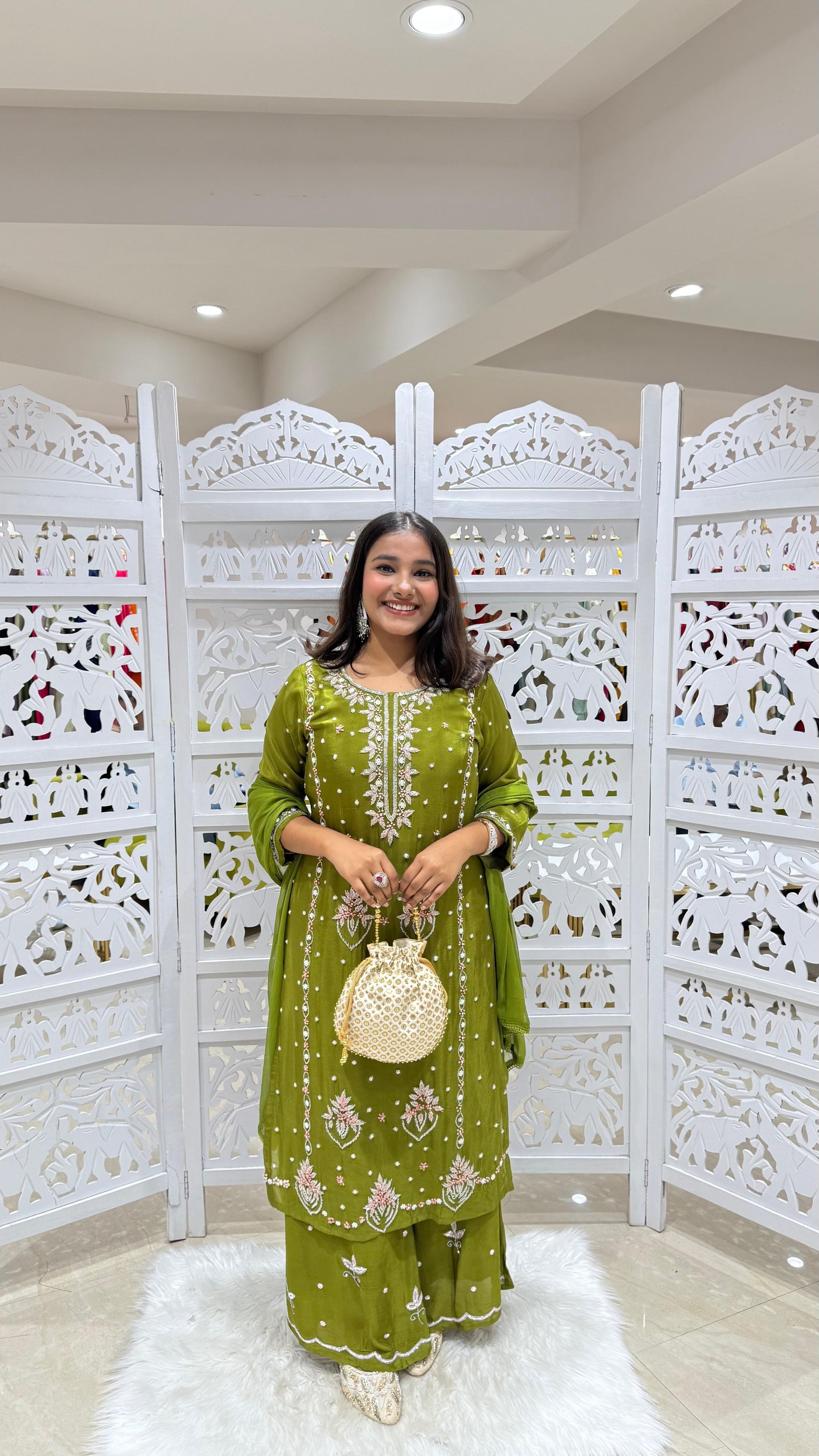 Kurti sharara with Duppata