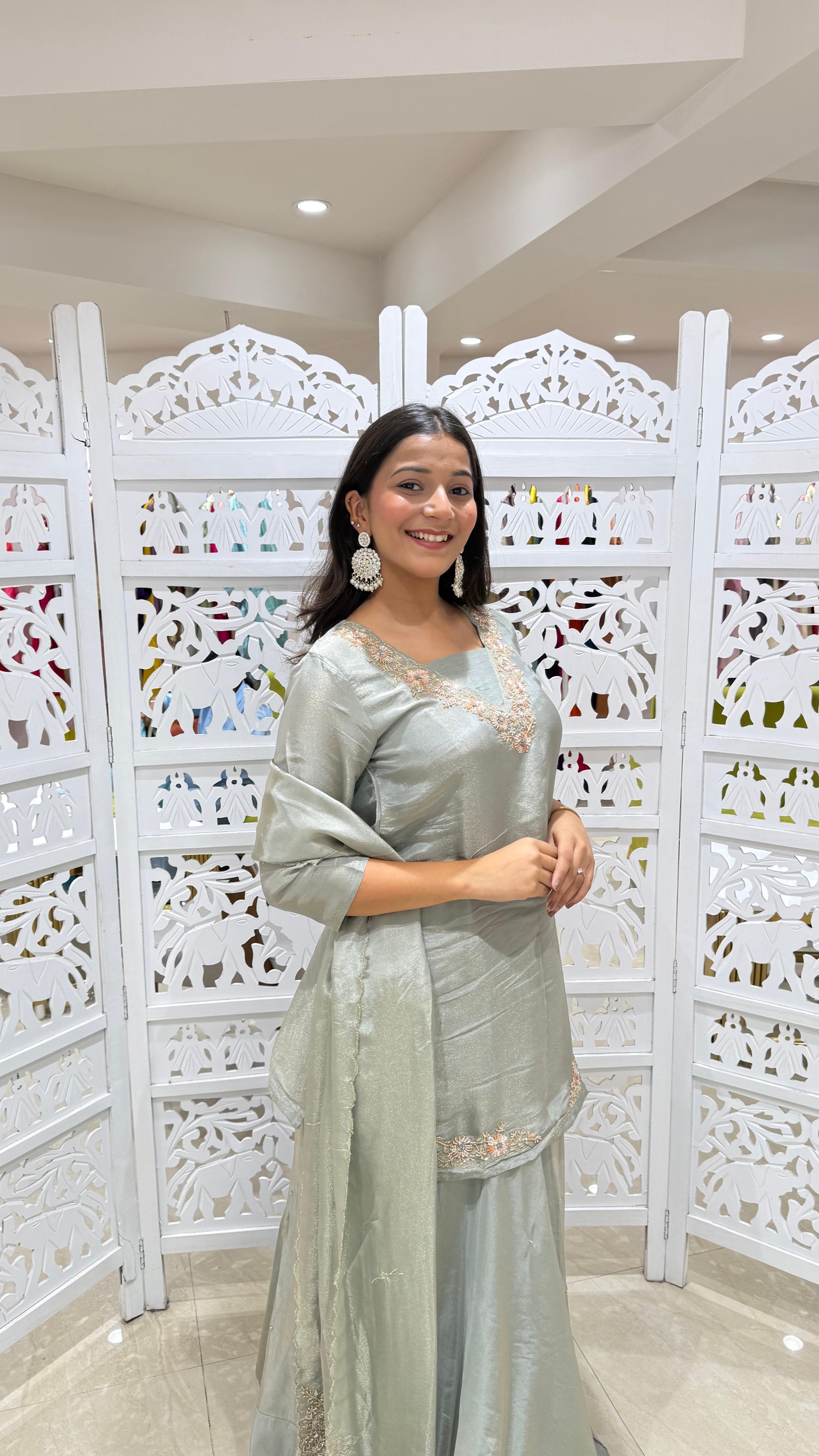 Kurti skirt with dupatta