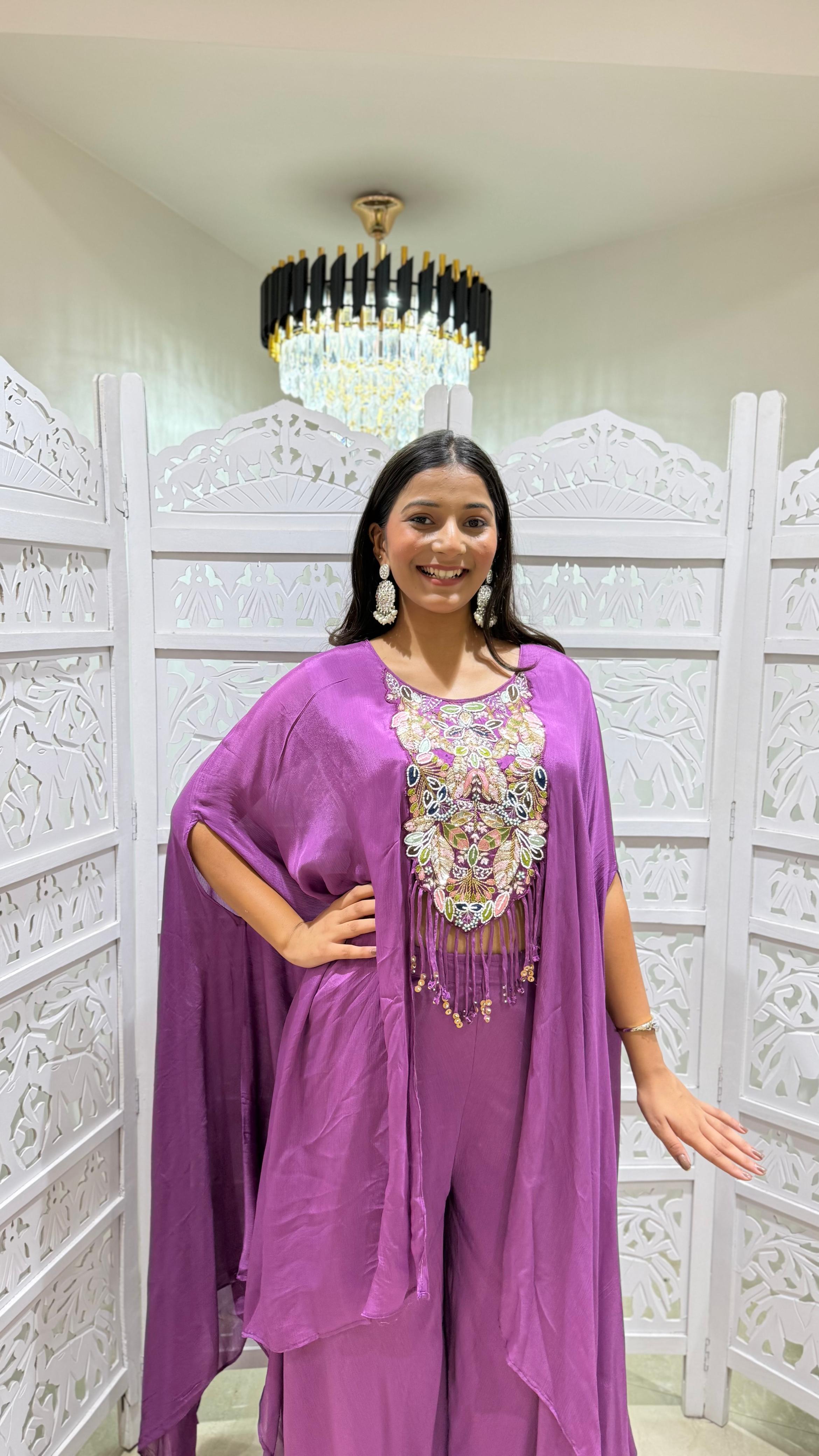 Three piece indowestern