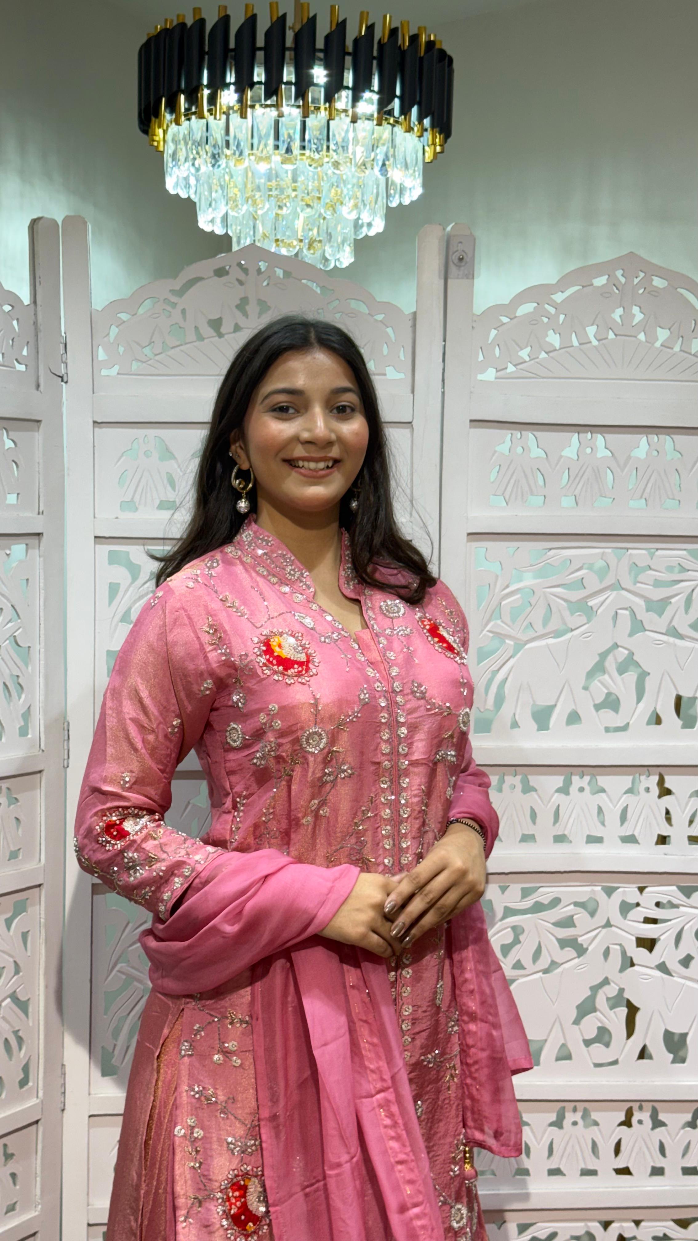 Kurti plazo with dupatta