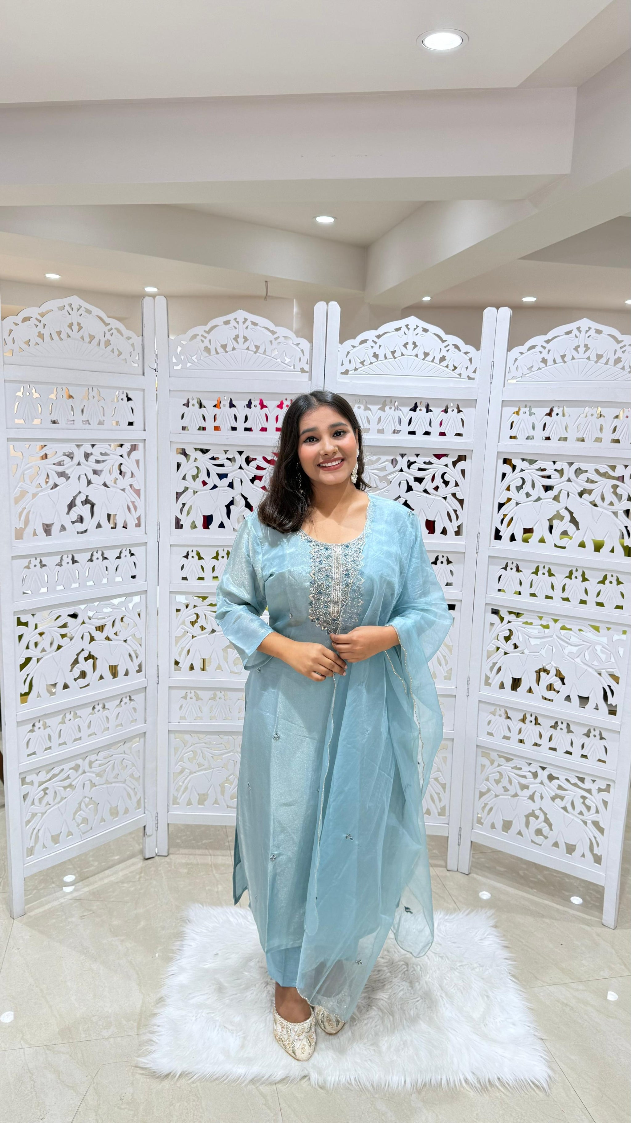 Kurti pant with dupatta