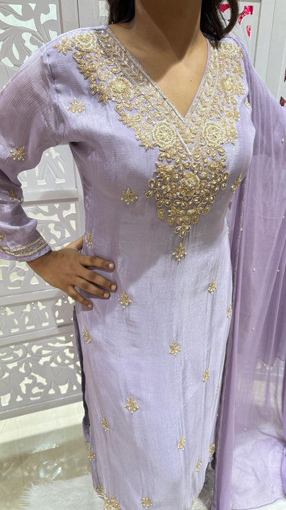 Kurti plazo with dupatta
