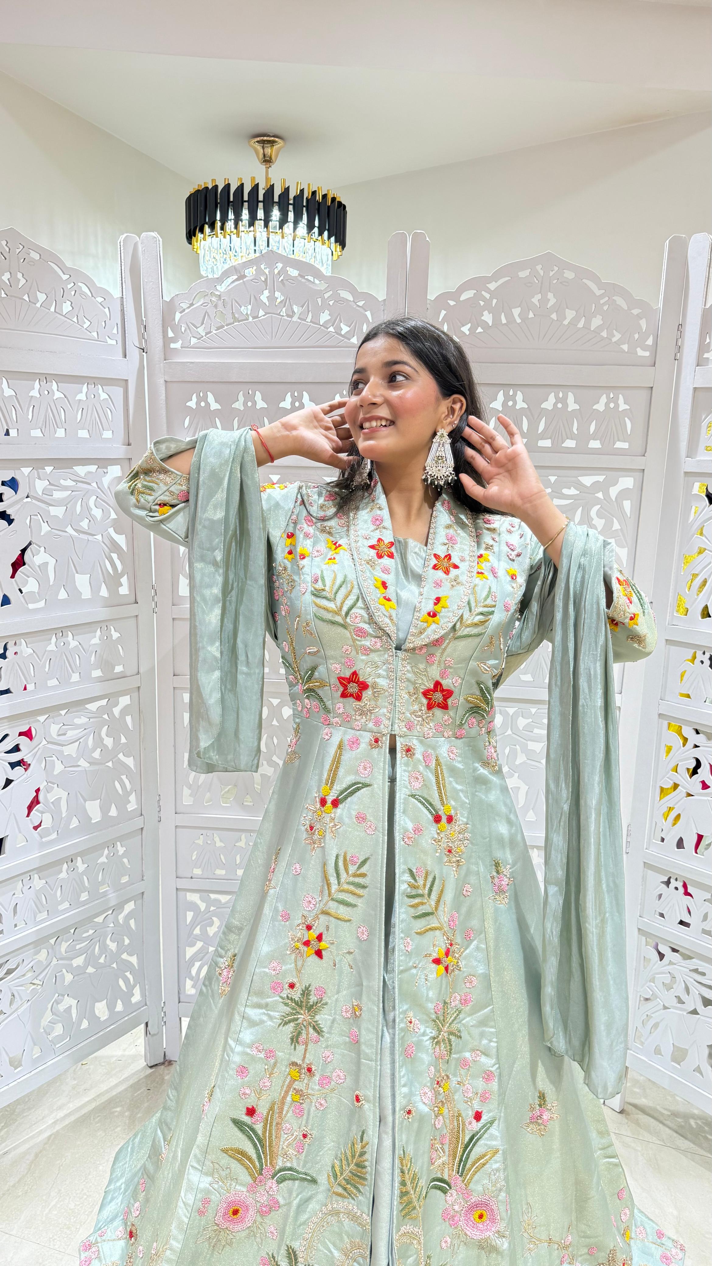 Lehenga Sequence jardoshi katthdana