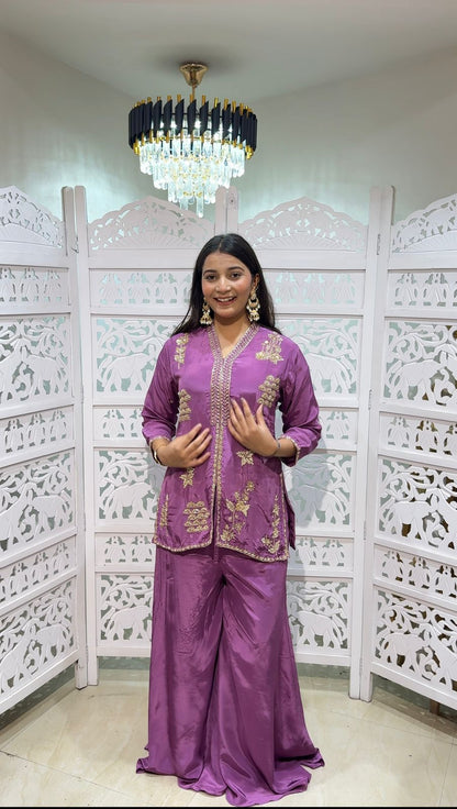 Two piece indowestern