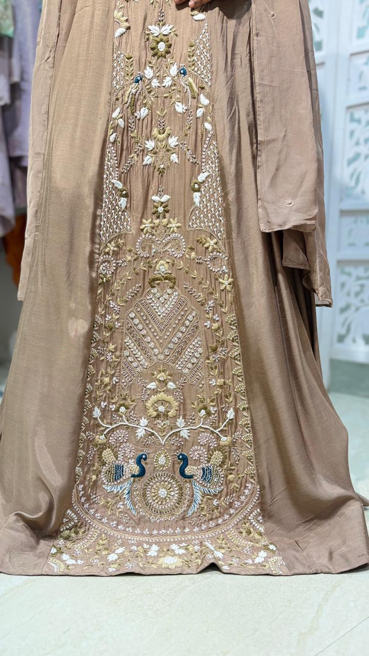 Three piece lehenga Sequence jardoshi