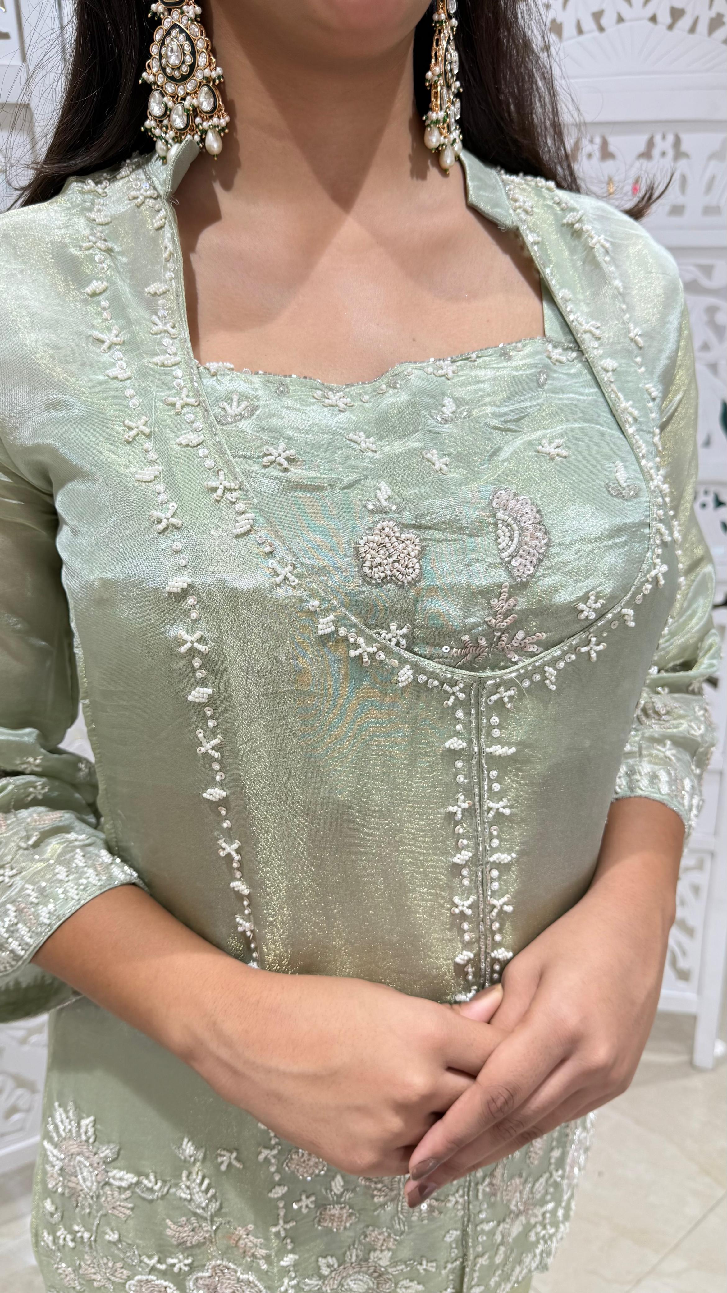 Three piece indowestern