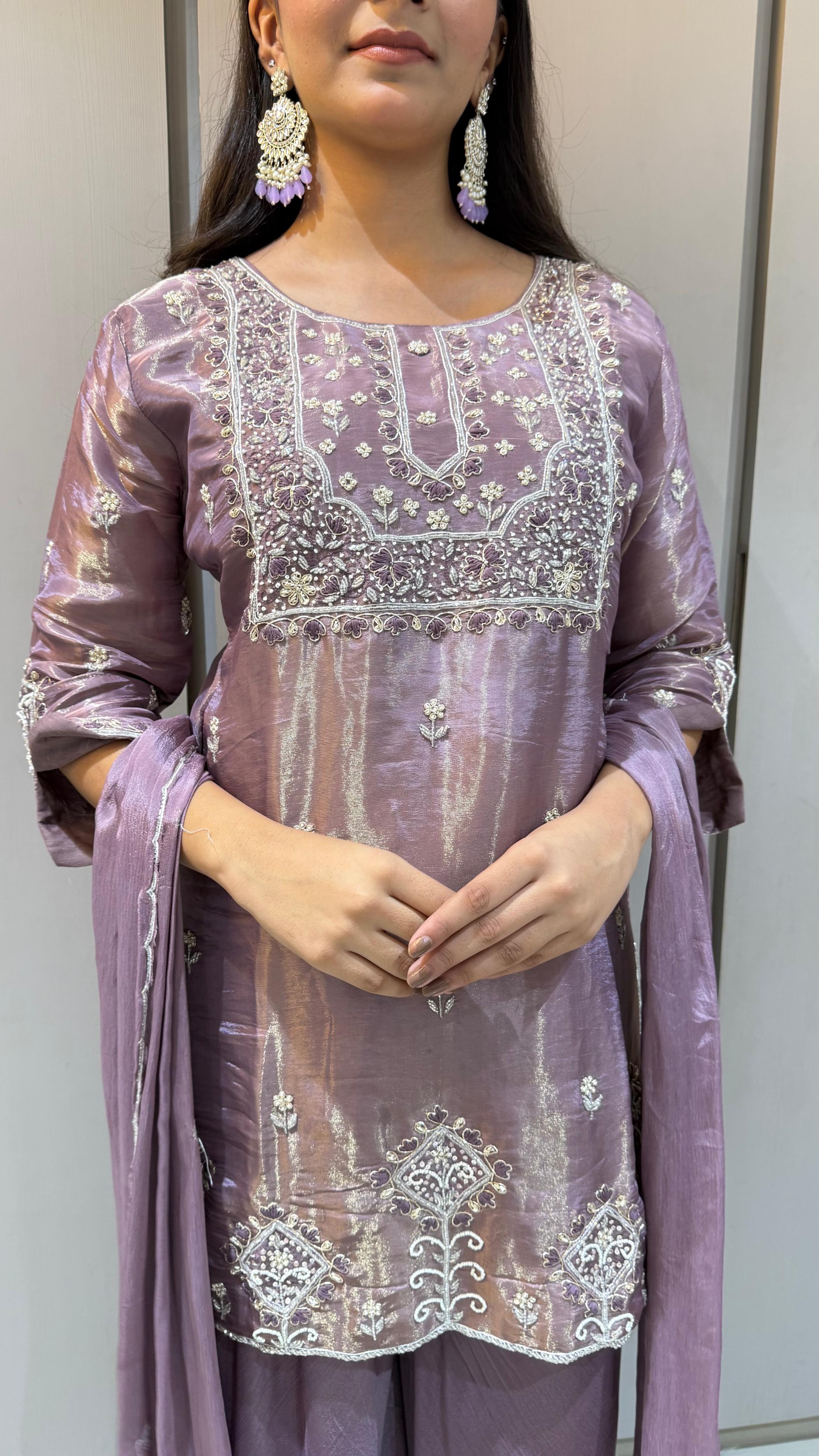 Kurti plazo with Duppata