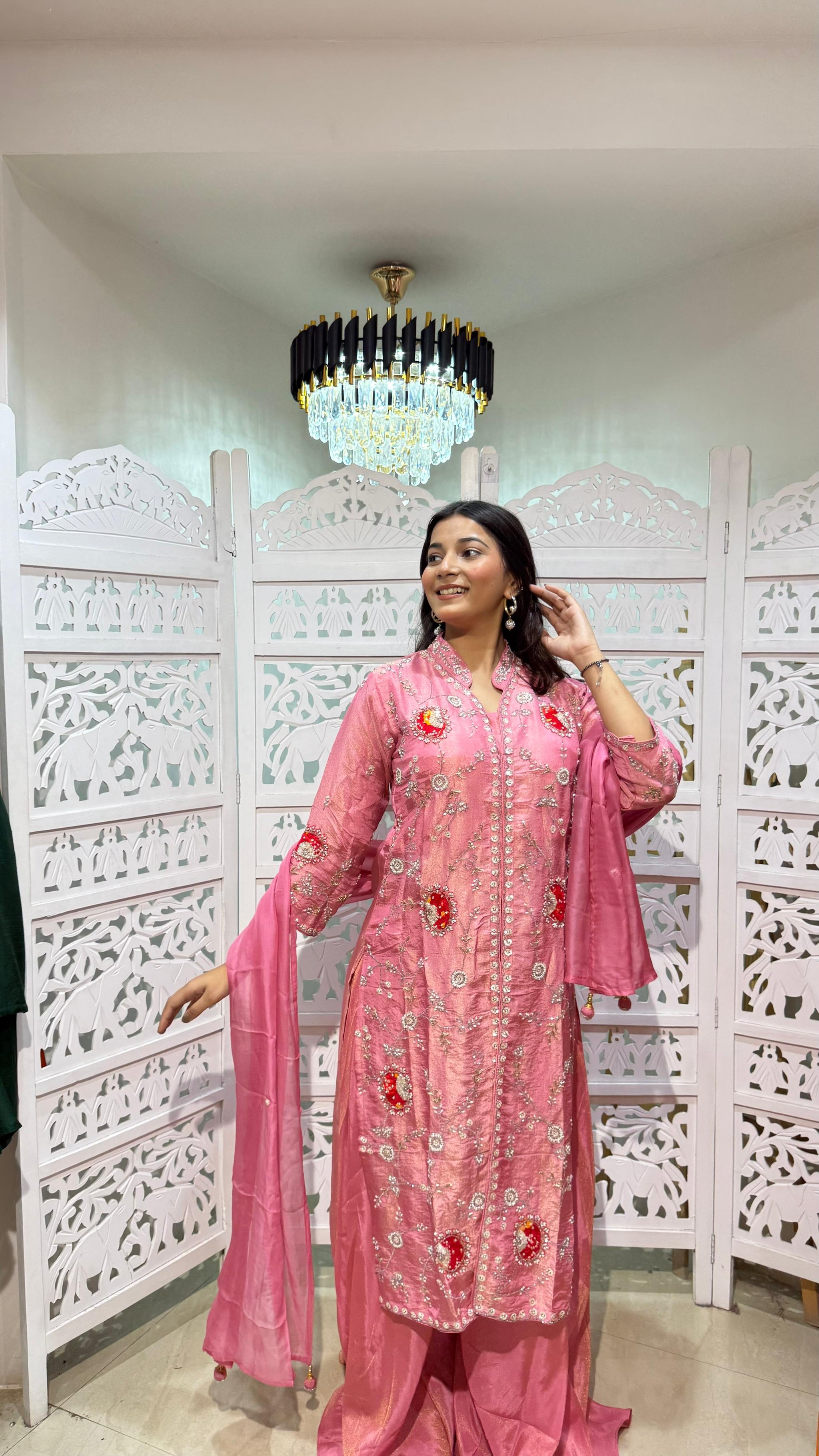 Kurti plazo with dupatta
