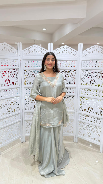 Kurti skirt with dupatta