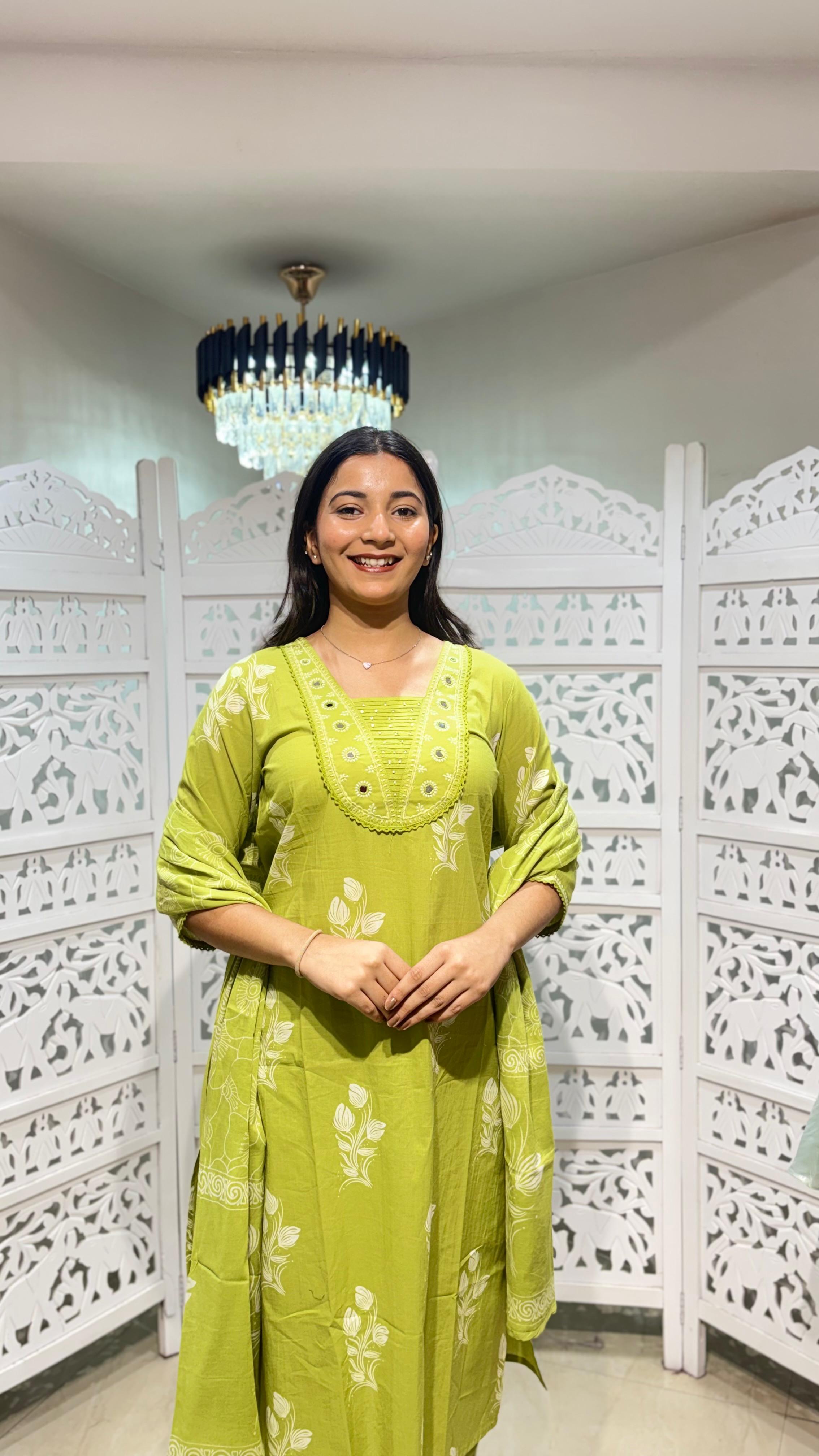 Kurti pant Duppata