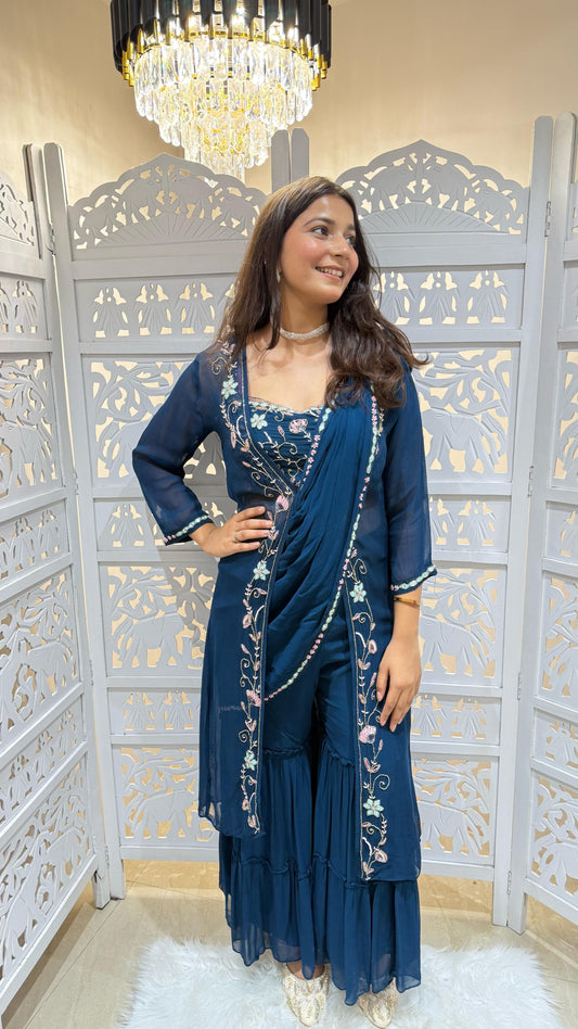 Three piece indowestern Motiwork