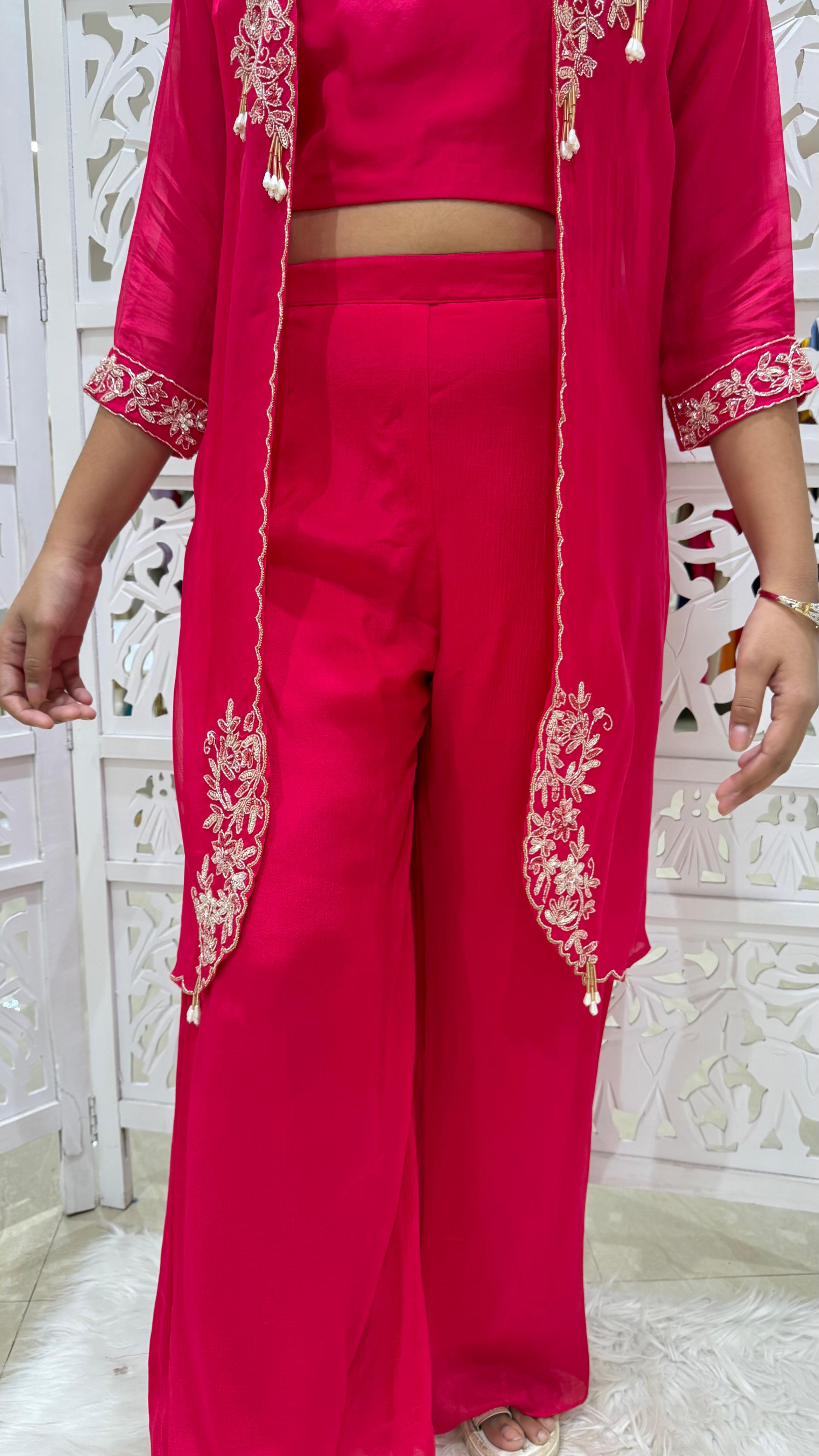 Three piece indowestern