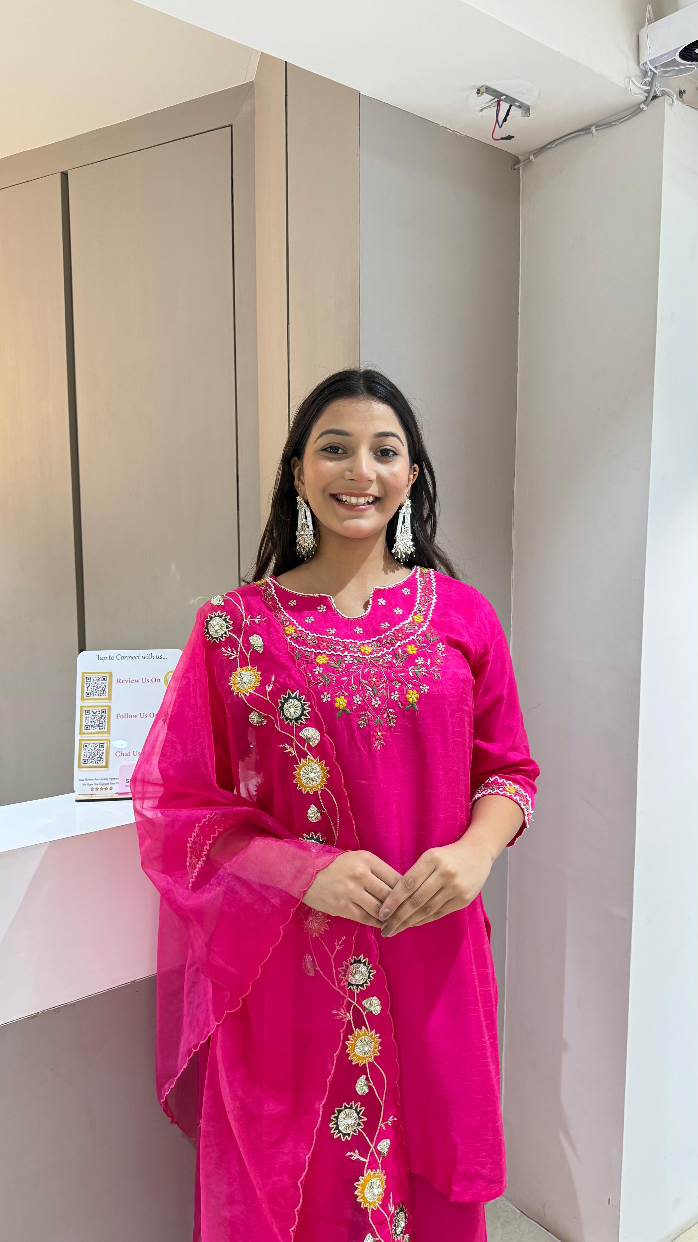 Kurti plazo with dupatta