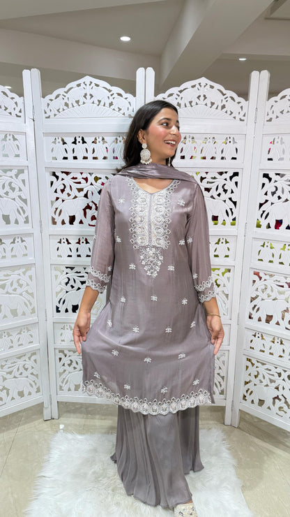 Kurti plazo with dupatta