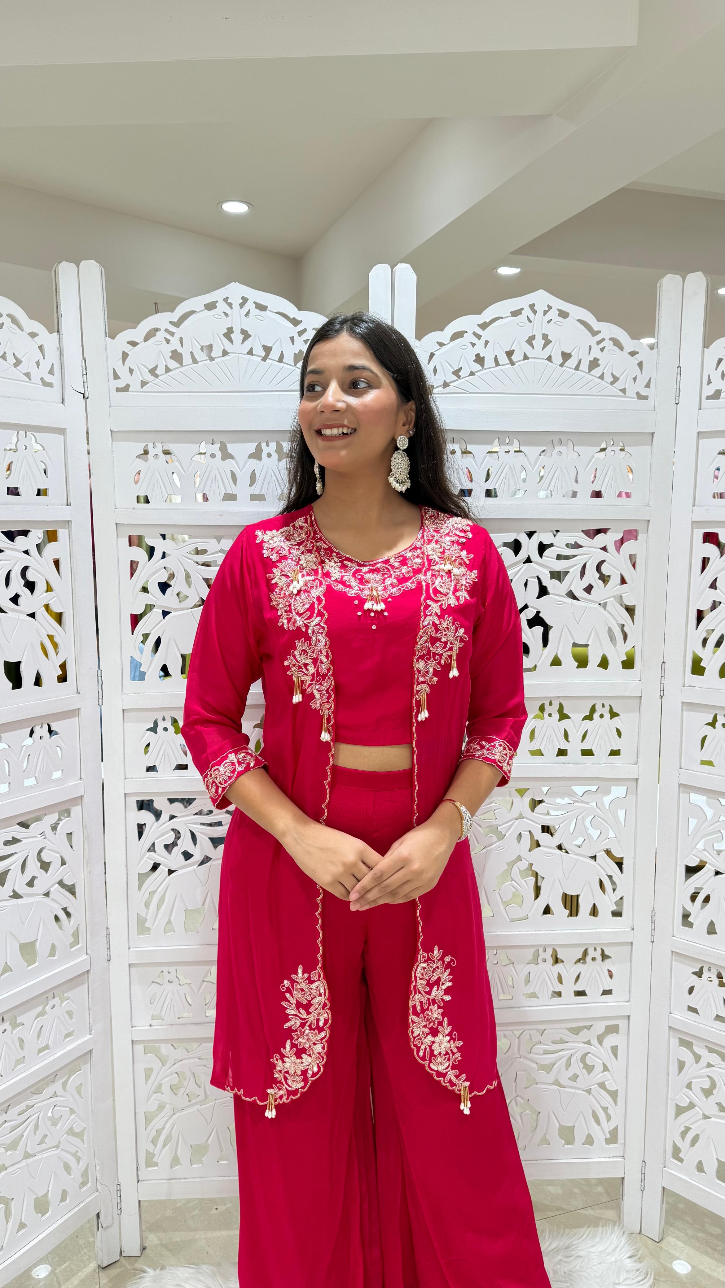 Three piece indowestern