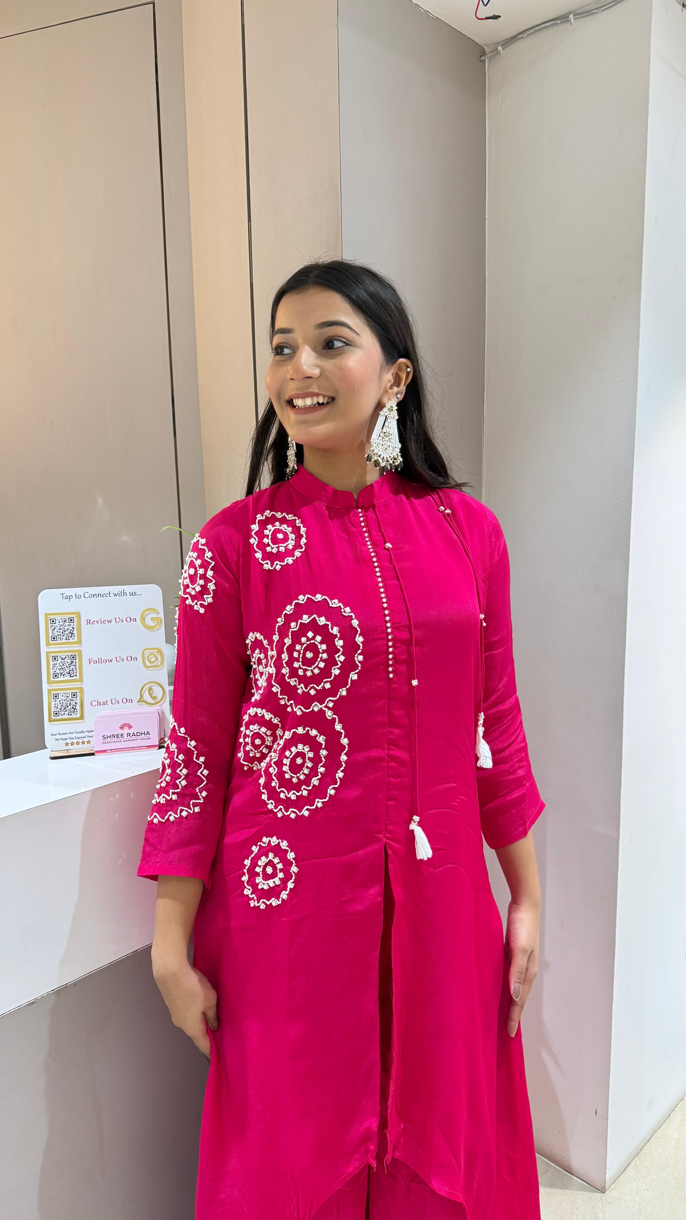 Kurti plazo with dupatta