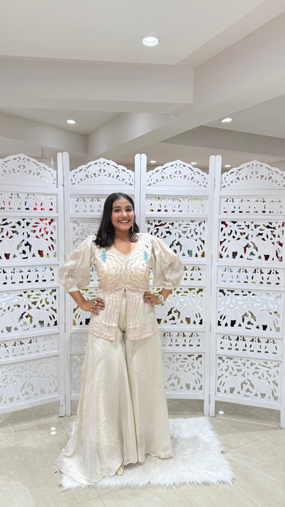 Two piece indowestern