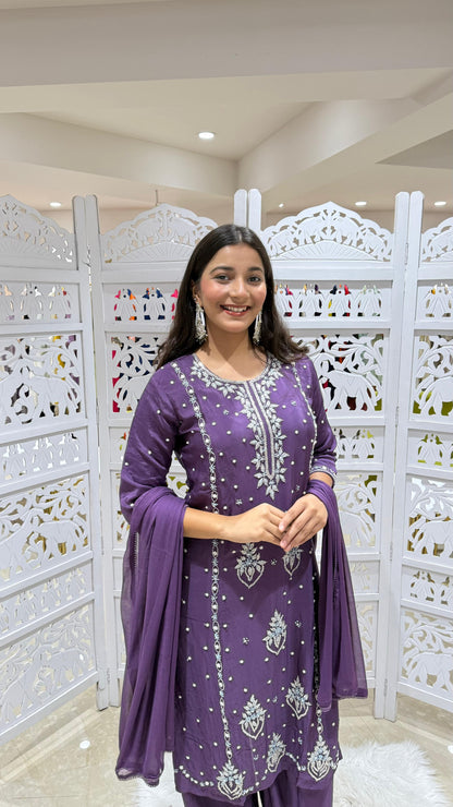 Kurti plazo with Duppata