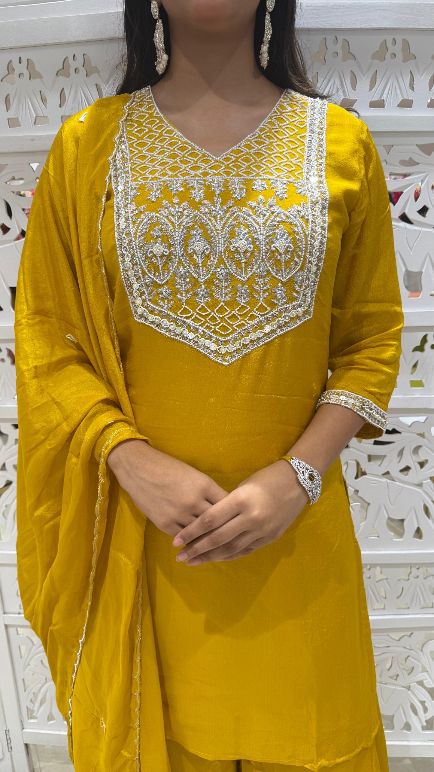 Kurti plazo with Duppata