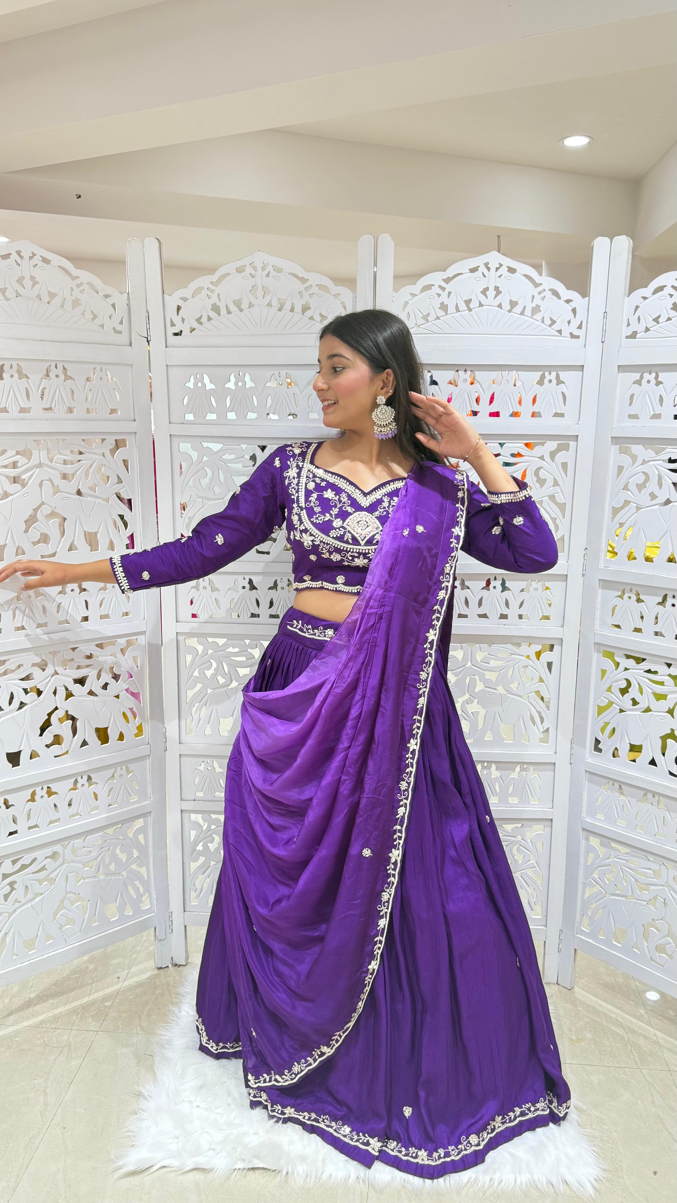 Lehenga jardoshi katthdana Sequence threadwok