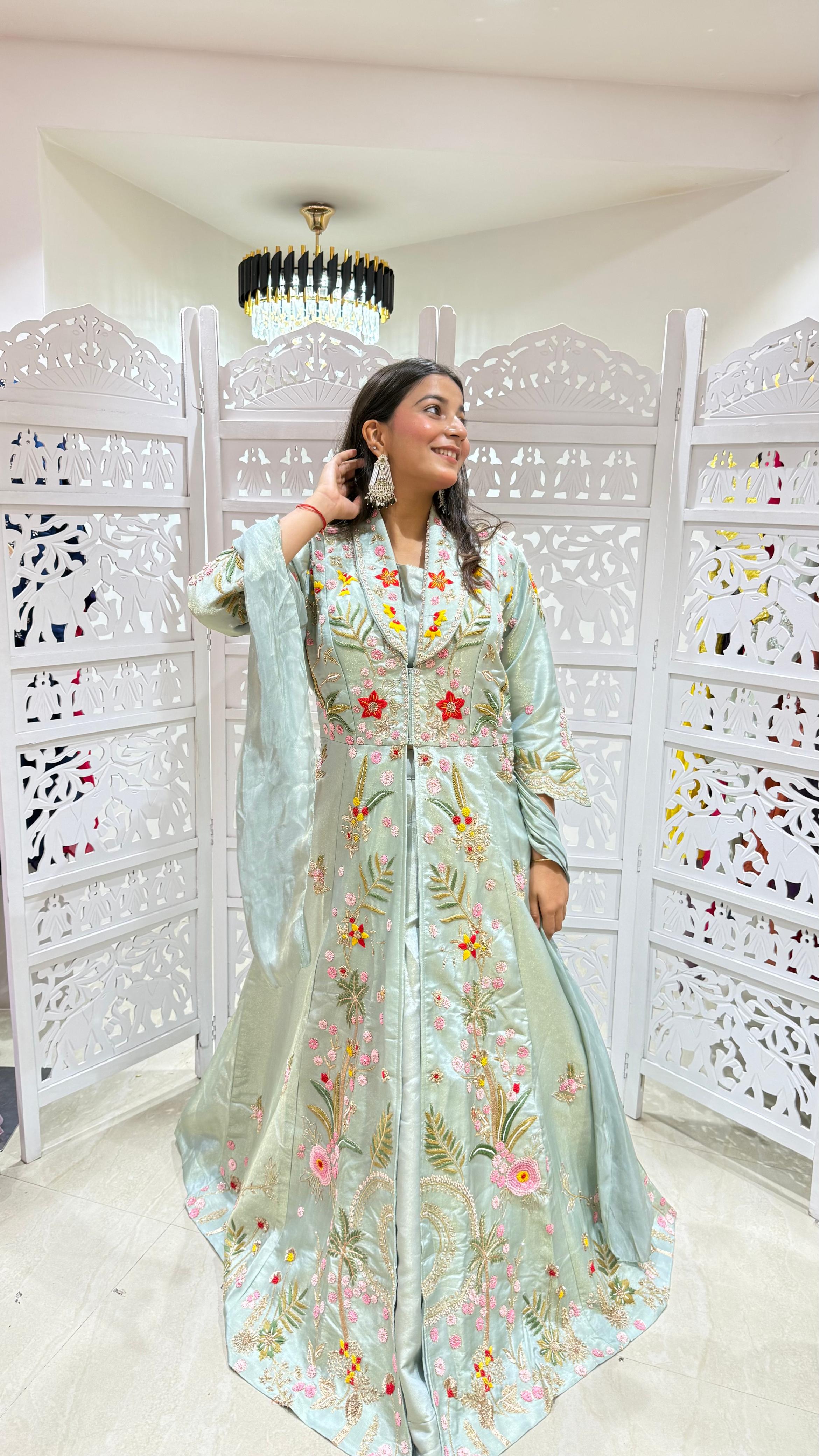 Lehenga Sequence jardoshi katthdana