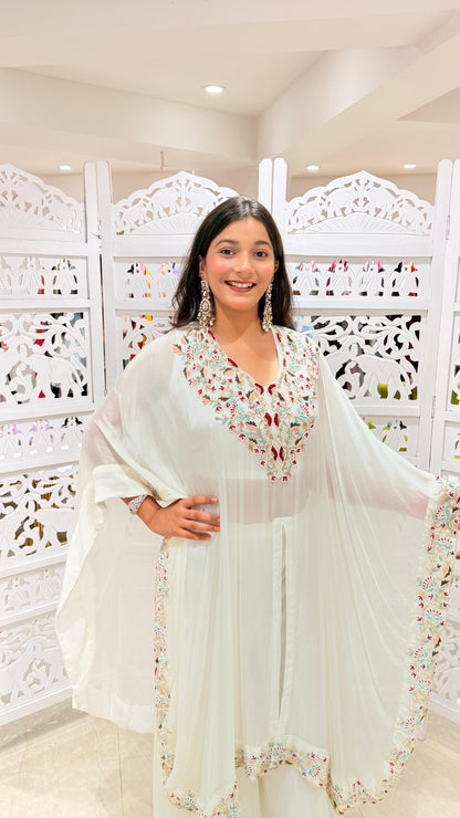 Two piece kaftan plazo