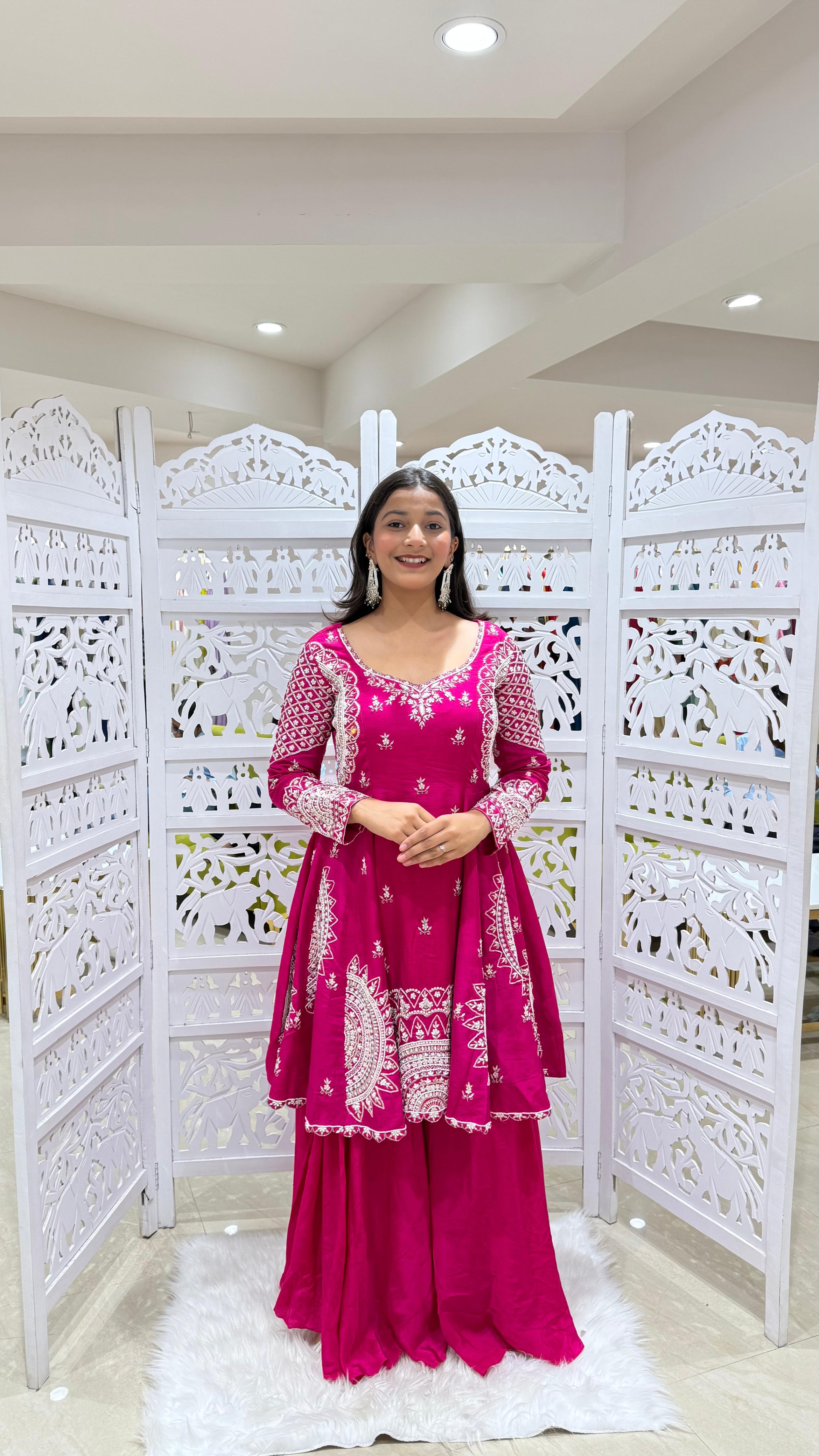Two piece indowestern