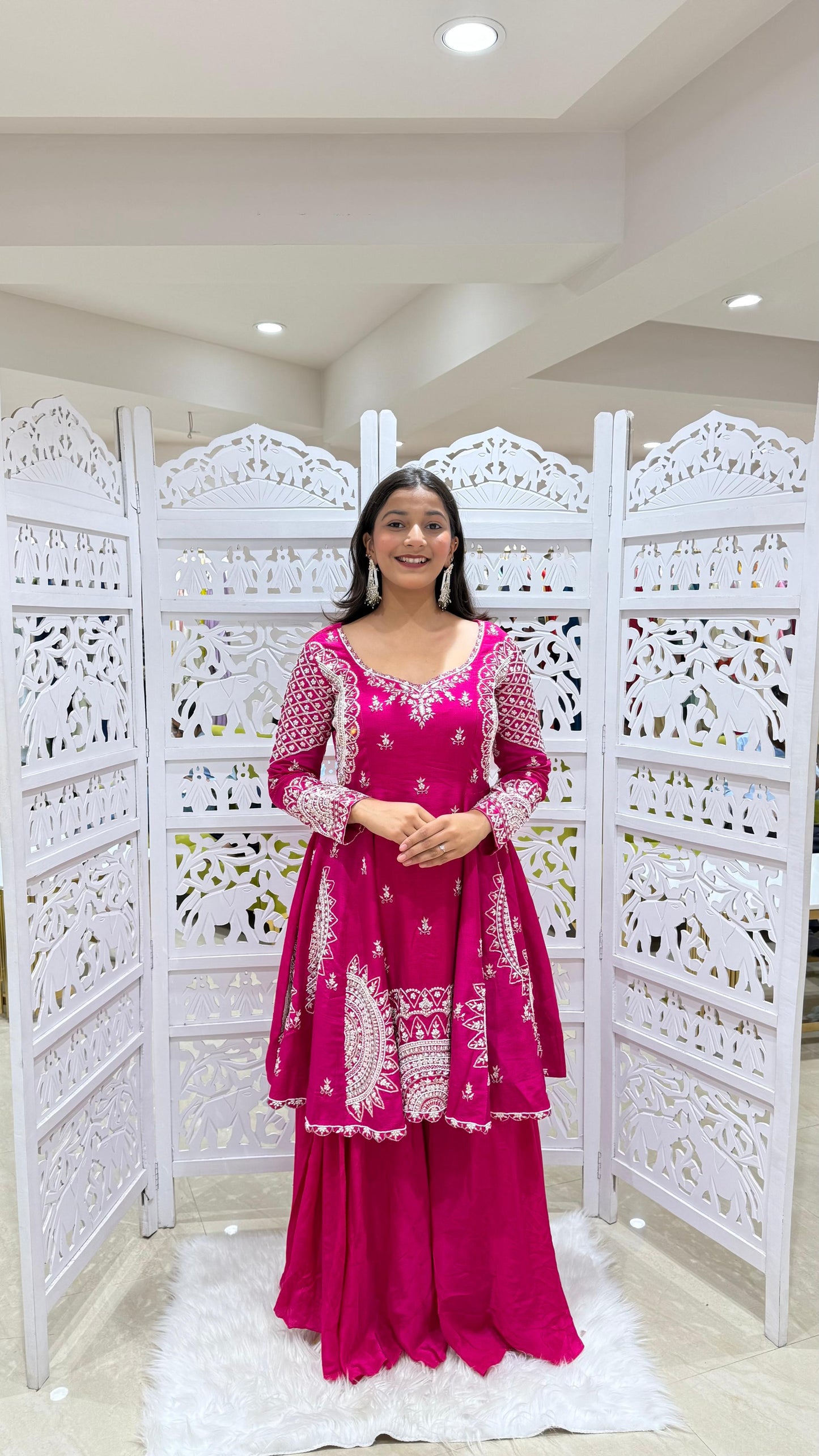 Two piece indowestern