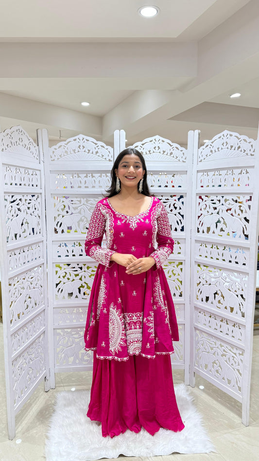 Two piece indowestern