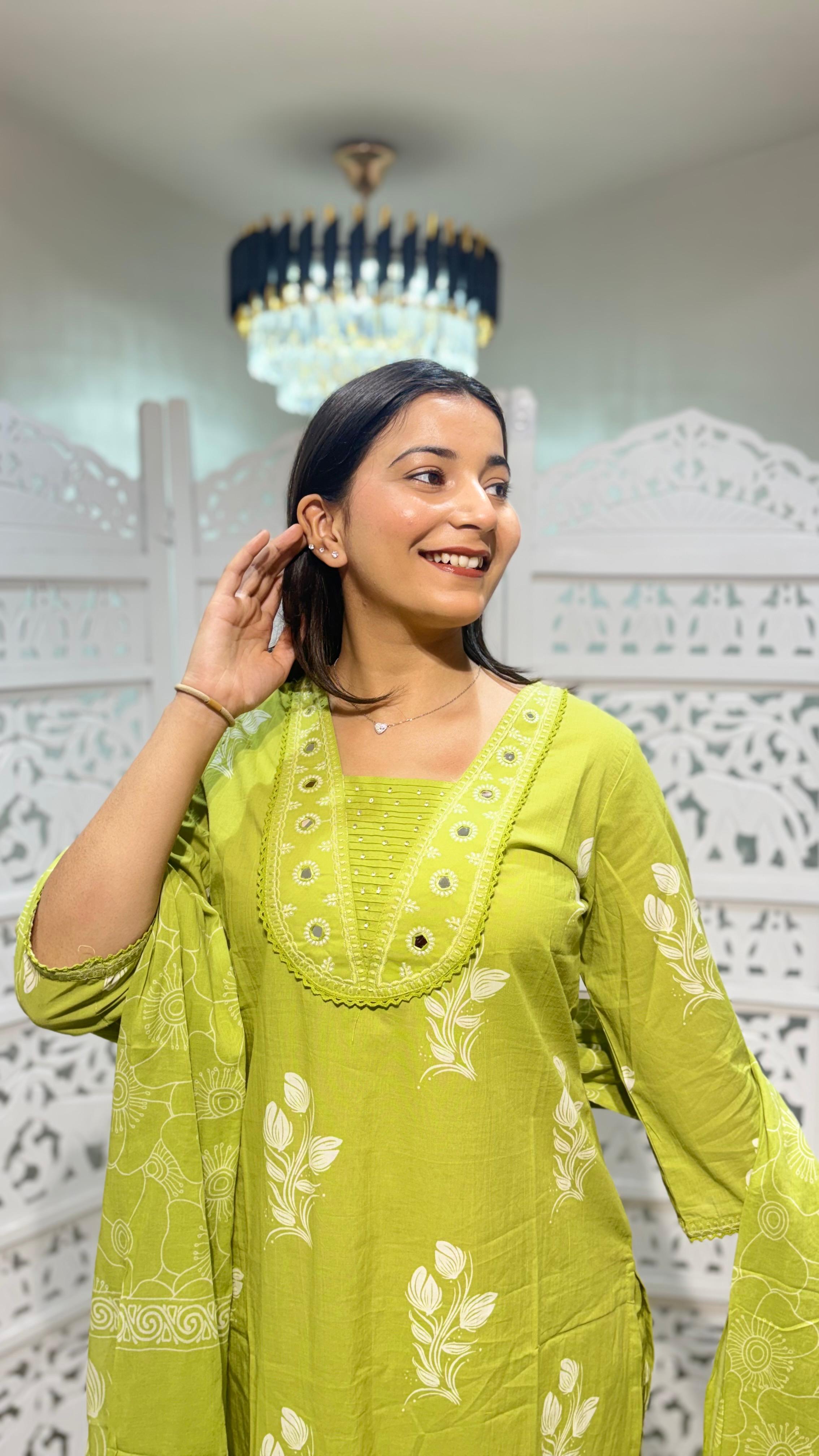 Kurti pant Duppata