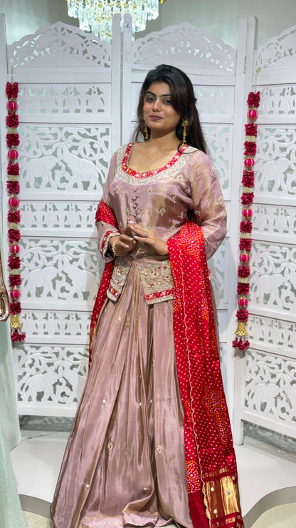 Bandhani lehenga