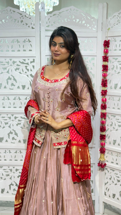 Bandhani lehenga