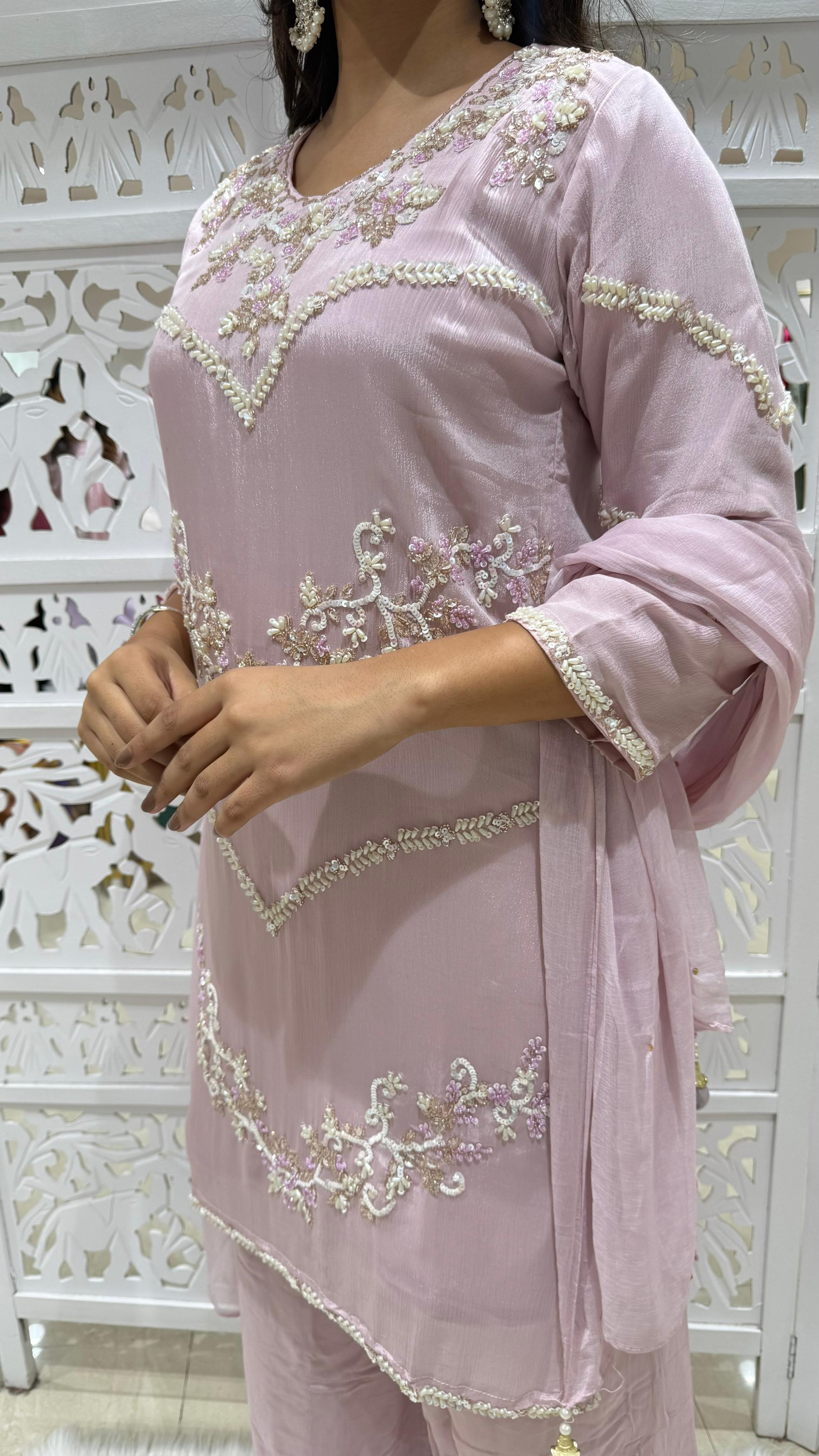 Kurti plazo with Duppata