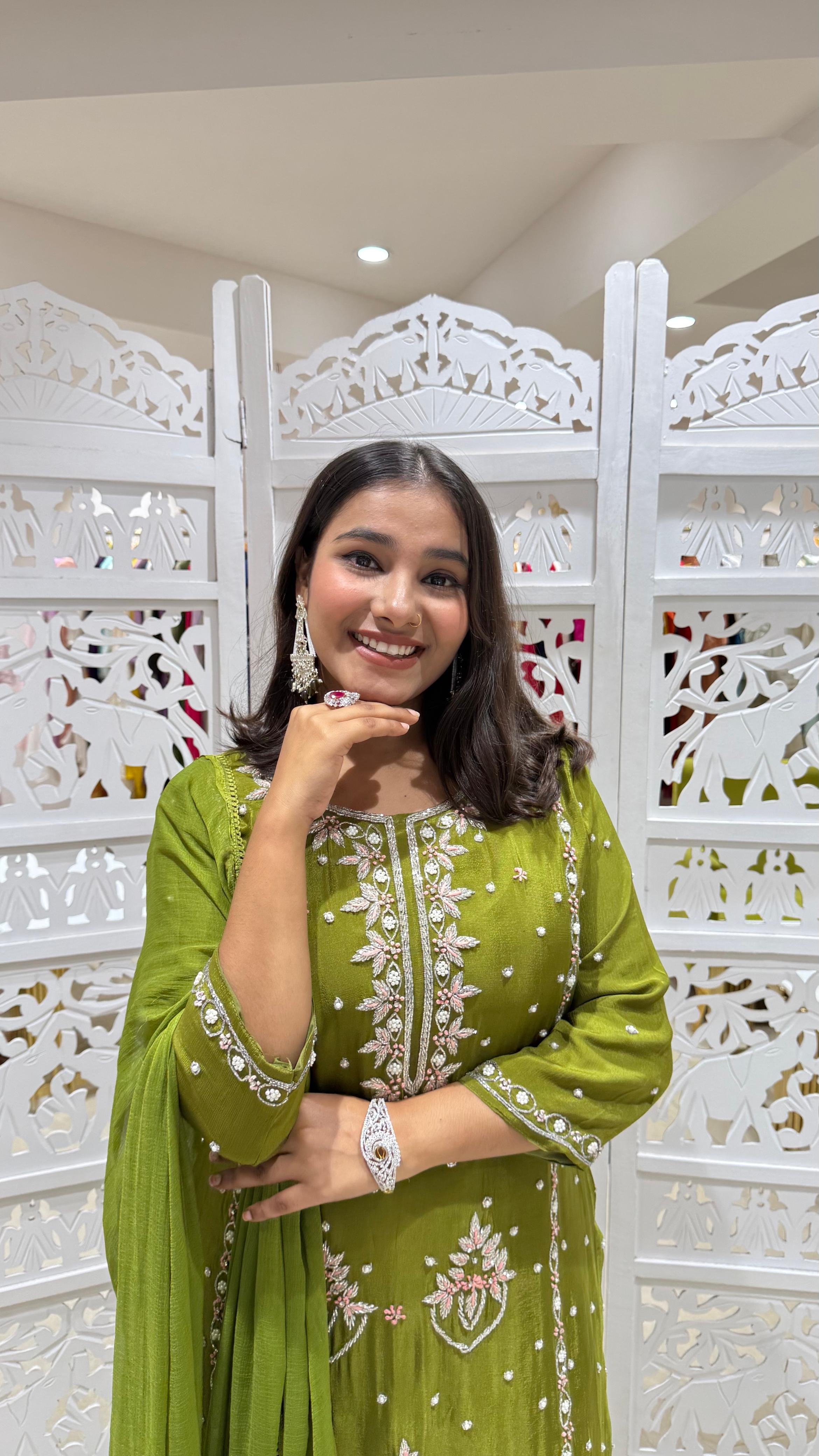 Kurti sharara with Duppata