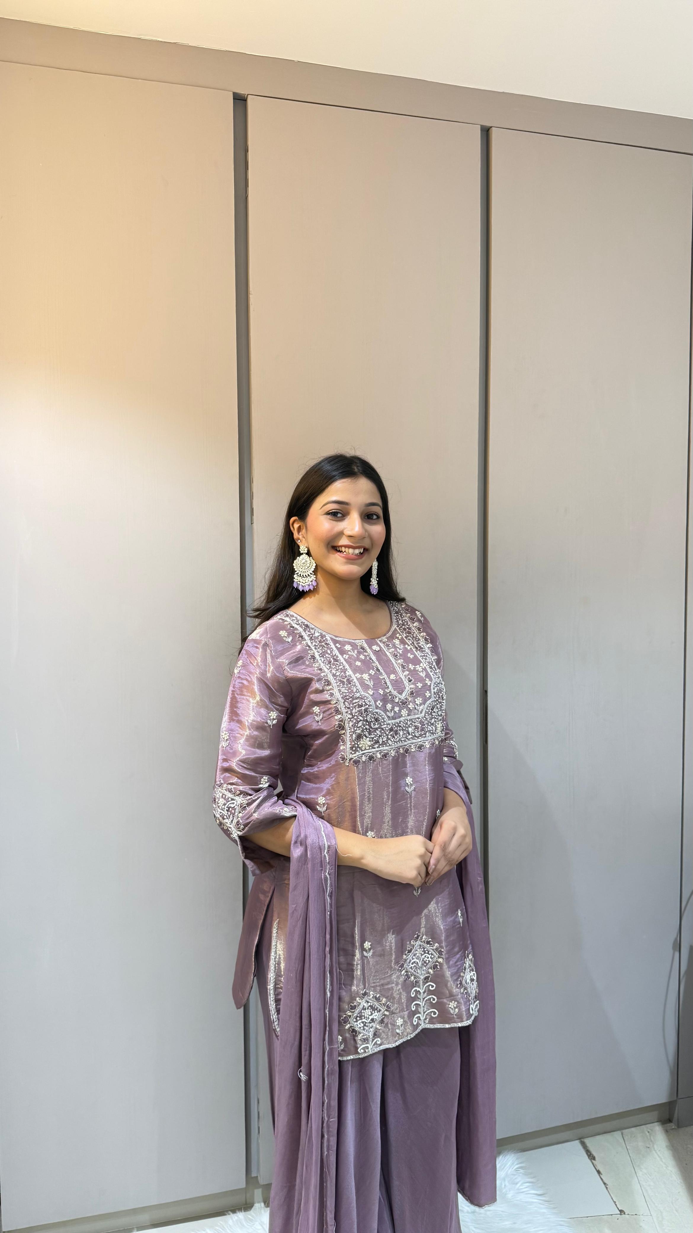 Kurti plazo with Duppata