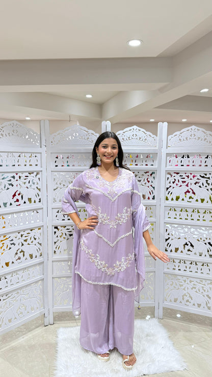 Kurti plazo with Duppata