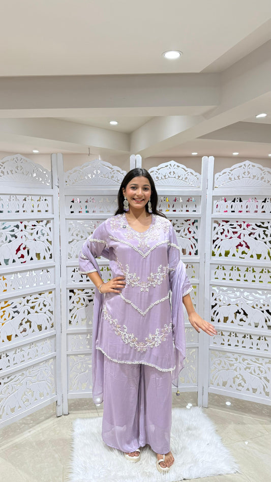 Kurti plazo with Duppata
